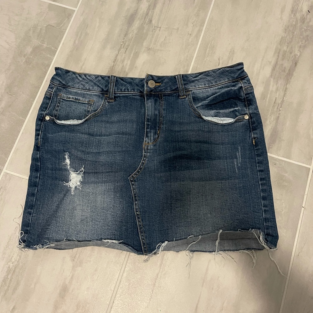 Altar’d State Jean Skirt